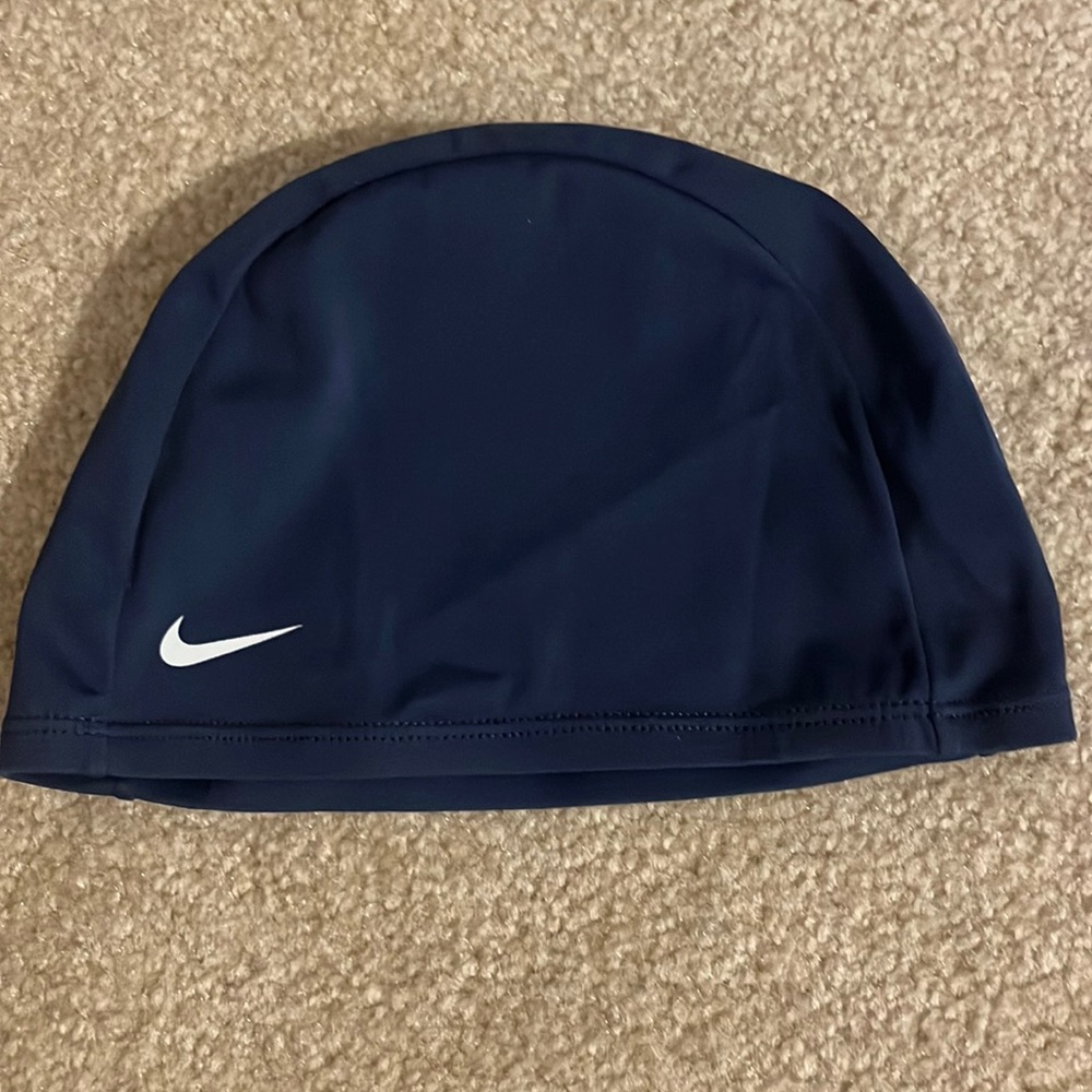 Navy Blue Nike Swim Cap